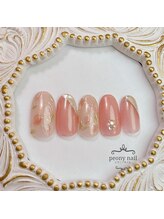 ピオニーネイル(peony nail)/春色チューリップ