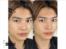 ケギライ アイブロウ 横浜店(kegirai)/眉毛/眉毛サロン メンズ/kegirai