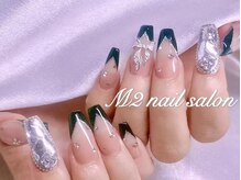 エムズ ネイルサロン(M2)/変形フレンチワンホンネイル