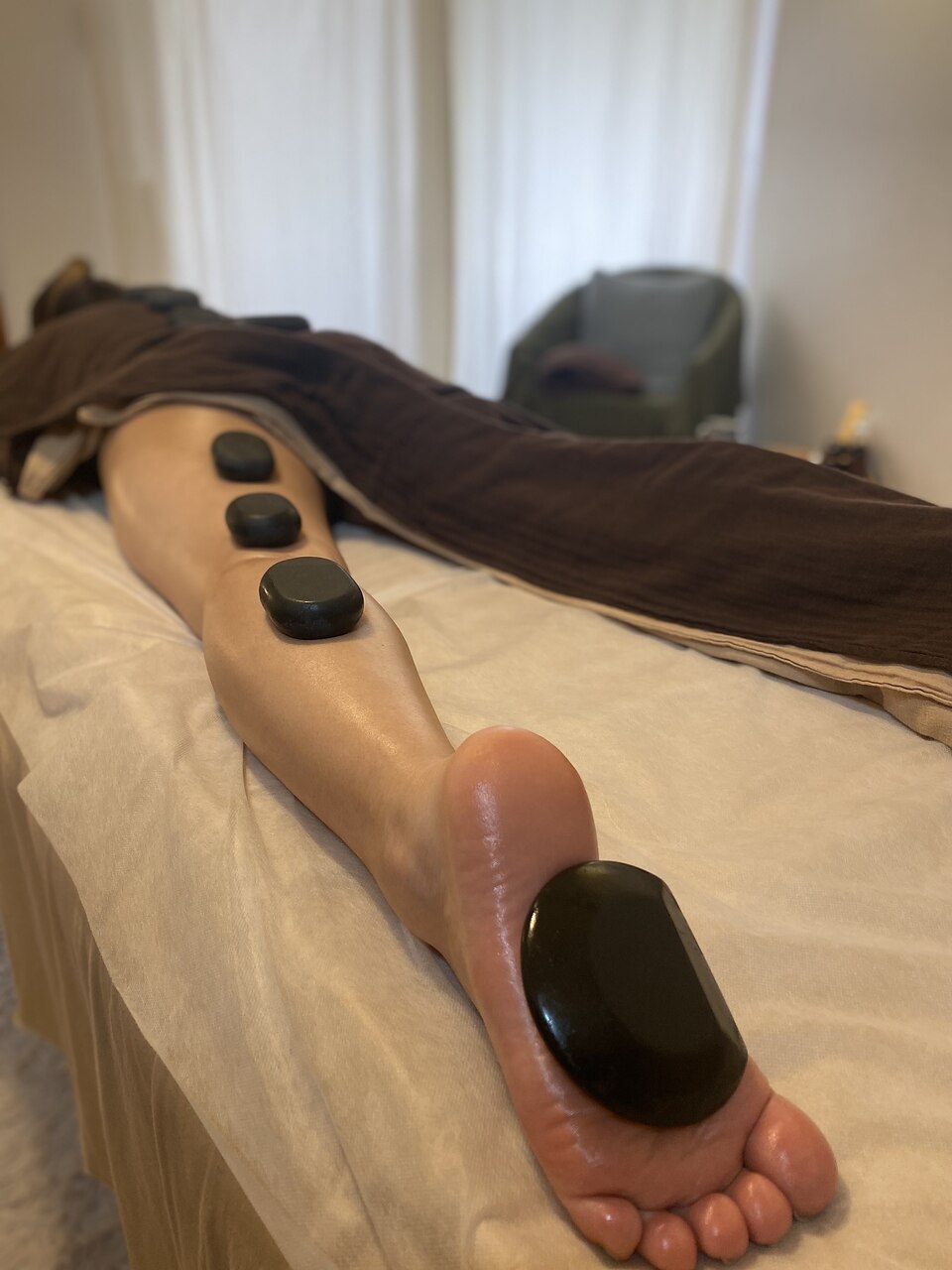 全身の施術風景