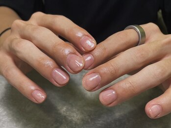 オムネイル 渋谷(HOMME NAIL)/クリアジェル ¥3.800