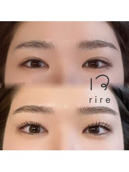リル つくば店(rire)の写真/目元のお悩みは当店にお任せ下さい！あなたの"なりたい目元"を叶えます☆つくば/眉毛/まつ毛サロン