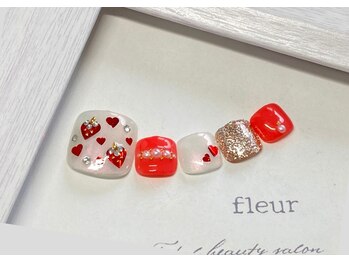 トータル ビューティ サロン フルール(Total Beauty Salon FLEUR)/フットネイルEコース12100円