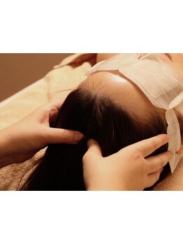 ヘッドスパで癒されたい