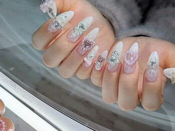 ヘネシー 仙台店(HENECY)の写真/とにかく可愛い韓国&ワンホンパーツを多数ご用意♪理想通りのデザインを叶える持込みコースもご用意◎
