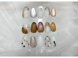 秋ネイルボリューム（ハロウィン
