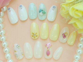 ネイル ミリー(NAIL MILLY)の写真/最終受付20時★『ジェルワンカラーorラメグラ¥2,500(オフ込)』＆『アート4本やり放題¥3,880(オフ込)～』