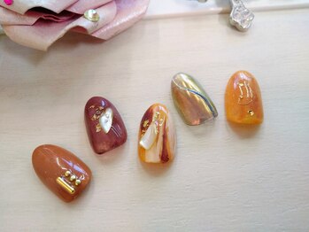 ネイルサロンカリプソ(Nail Salon Calypso 2)/キャメルのニュアンスネイル☆