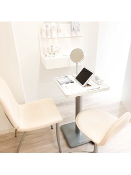 ポーラ ザ ビューティ 烏丸蛸薬師店(POLA THE BEAUTY)/カウンセリングブースです♪