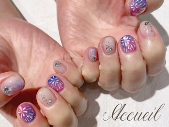 アクイユ 銀座店(ACCUEIL)/花火ネイル