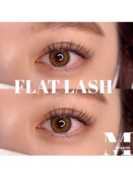 ミウム(mieum)/フラットラッシュ140本
