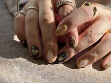 アイネイルズ 吉祥寺店(I nails)/モノトーンヴィンテージモード