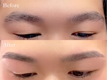 アイマジックピュア 札幌大通店(EYE MAJIC pure)/韓国風ストレート眉｜メンズ眉