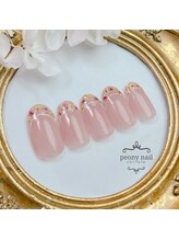 ピオニーネイル(peony nail)/フラワーフレンチ