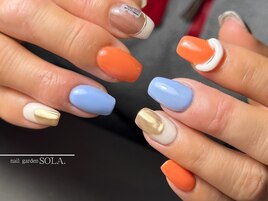 春デザイン×カジュアル系