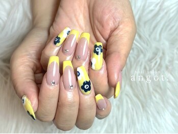 フラワーアートネイル
