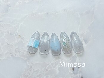 ミモザ 吉祥寺(Mimosa)/水色チークキラキラトレンド定額