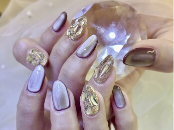 ネイルサロン ジェイ(Nail Salon J)/マグネットストーン埋め尽くし