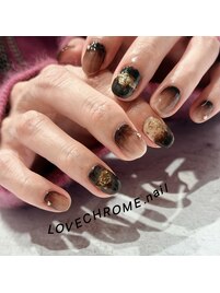 奥行ブラウンネイル