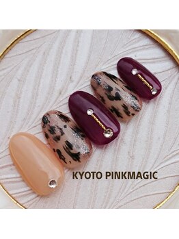 ピンクマジック(PINKMAGIC)/レオパードネイル