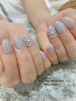 プライベート ネイルサロン マーマ(murmur)/ぷくぷくフラワー