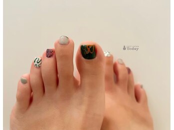 ネイルサロン トゥデイ 心斎橋店(Today)/foot art ¥10500