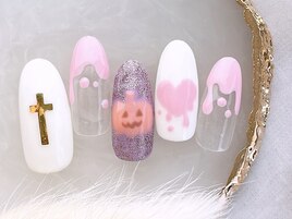 ハロウィンネイル￥7980