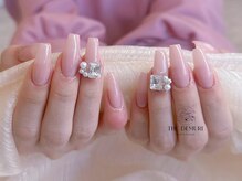 ザ デミュア 銀座店/ピンク長さだしネイル