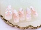 薔薇ネイル¥8980