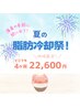 初回さらに50%OFF【夏の脂肪冷却祭！】Wサイズ◆どこでも4ヶ所22600円