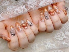 オレンジネイル