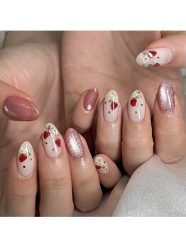 イルネイル バイ ルアナ(001..Nail by Luana.)の写真/手描きアートもおまかせを！あなただけのデザインをご提案★周りと差がつく繊細なアートで指先を美しく♪