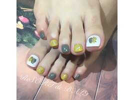 塗りかけネイル