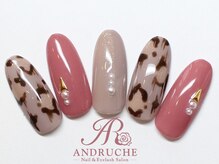 アンドルーチェ なんばパークス店(ANDRUCHE)/レオパード×くすみカラー