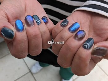 ケイアイエムネイル(KIM nail)/#ブルーネイル