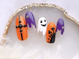 ハロウィンネイル￥7980