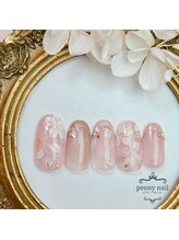 ピオニーネイル(peony nail)/さくらネイル