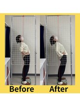 ストレッチヒーロー 福山春日店/無理なく後ろに反れるように！