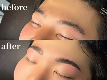 エムズアイブロウ 名古屋栄店(M’sアイブロウ)/メンズHBL★before→after