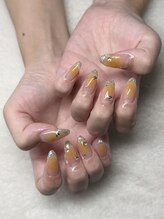 インプレス 鶴見店(Impress)/オレンジチークネイル