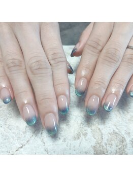 ラバーズネイル(Lover's Nail)/マグネットカラーグラデ♪