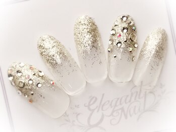 エレガントネイル(Elegant Nail)/D70　ラメグラストーン