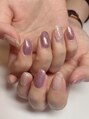 ネイル リッカ 札幌駅前店(NAIL RICCA) メタリックピンクのオーロラがかわいい♪