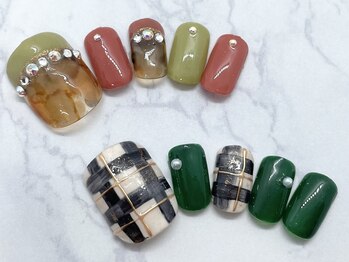 タネモト(Tanemoto)/9月フットネイル¥8800