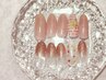《ハンド定額》シンプルネイル１本だけアート　ワンカラー・ラメグラ 