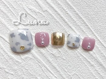 ネイルアンドまつ毛エクステ ルーナ イオンモール東久留米店/フット定額10500円