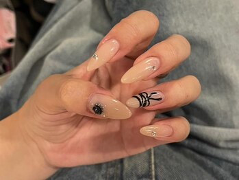 シェリーラメール 池袋店(cherie la mer)/リボンネイル