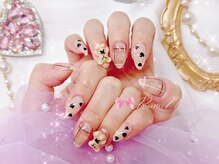 ワンホンネイル 新宿(Rumi Nail)/秋冬☆聖夜の華やかコース/新宿