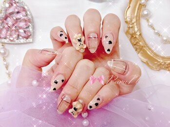 ワンホンネイル 新宿(Rumi Nail)/秋冬☆聖夜の華やかコース/新宿