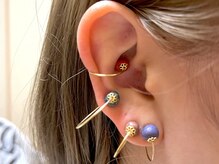 アマリージョヒラソル/耳ツボミネラルイヤーカフ♪